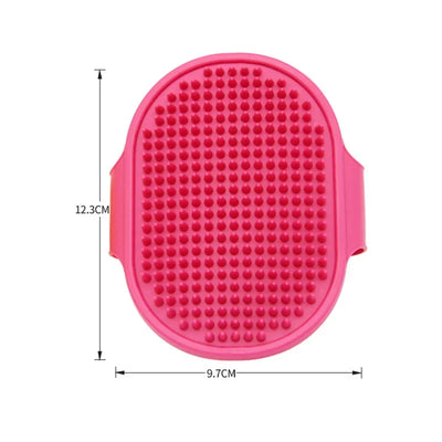 Dog and Cat Brush Pet Bath Silicone Comb Massage Comb Hair Removal Device Pet Supplies Dog Beauty Washing and Cleaning Tools