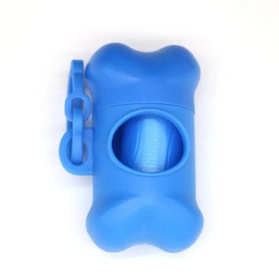 1Pcs Bone Shaped Poop Bag Dispenser Pet Dog Waste Bag Holder Plastic Garbage Bag Dispenser Carrier Case Disposal Bag Dispenser