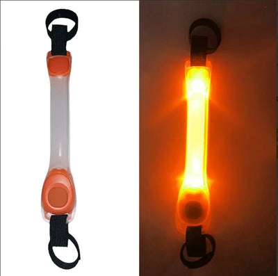 Dog Glowing Collar & Leash Anti Lost Safety Outdoor Waterproof Warning LED Flashing Light Strip Pet Harness Dog Accessories