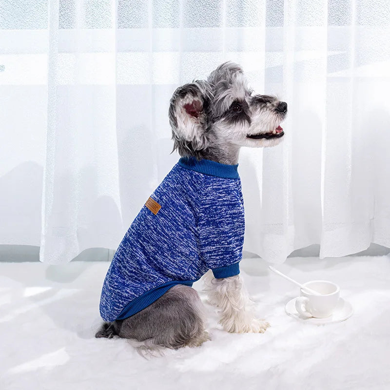 Dog Autumn/Winter Sweatshirt Colorful Thickened Soft And Warm Pet Pullover Clothes Classic Fashion Jacket For Cats And Dogs