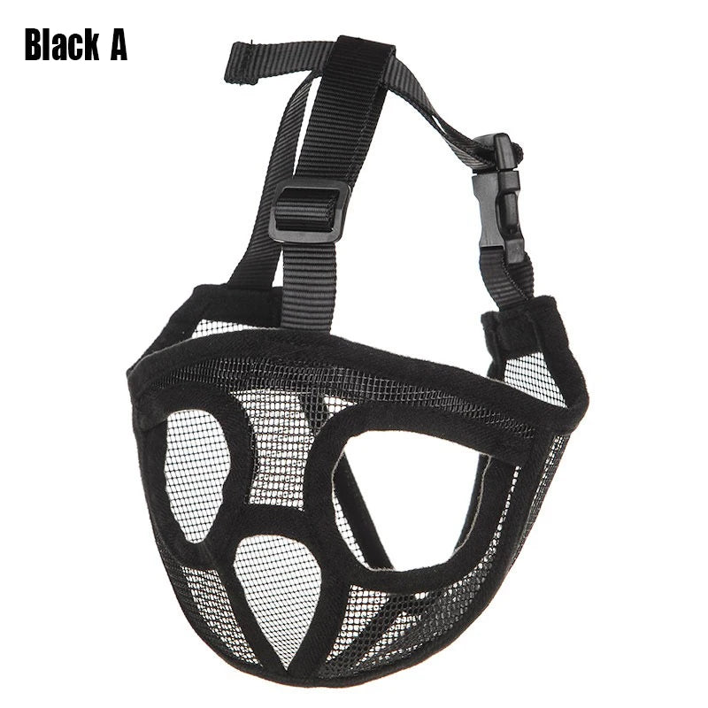 Pet Dog Muzzles Adjustable French Bulldog Muzzle Dog Mouth Mask Breathable Muzzle for Anti Stop Barking Supplies Prevent Biting