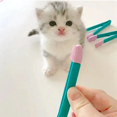 Pet Grooming Tools Cat Eyes Comb Pet Tear Stain Remover Comb Cleaning Brush for Small Cat Dog