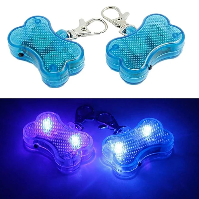 Pet Led Dog Collar Pendant Dog Cat Collar Pet Leads Glow Accessories Bright Necklace Luminous Collar Night Safety Decoration