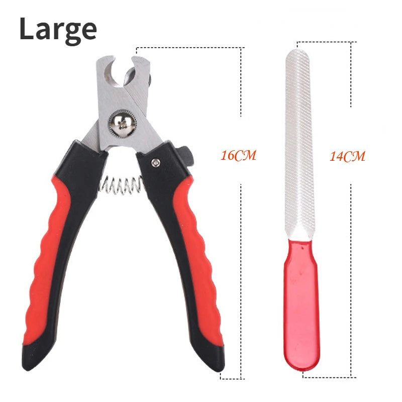 Pet Cat and Dog Professional Nail Knife Small and Medium Pet Stainless Steel Nail Grinding Knife Slot Cutting Pet Supplies