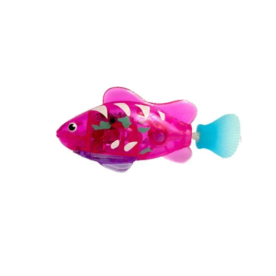 Cat Toy LED Interactive Swimming Robot Fish Toy for Cat Glowing Electric Fish Toy to Stimulate Pet's Hunter Instincts Pet Toys