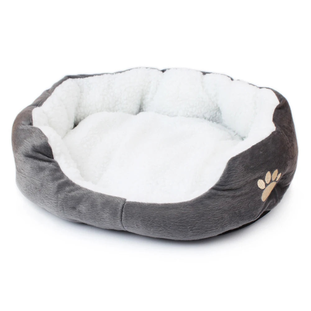 Pet Dog Sofa Bed Provides Warmth For Small Dogs Cat And Dog Mattress Pet Kennel Thickened Washable Plush Pet Supplies