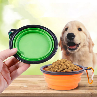 1Pc Pet Folding Bowl Outdoor Portable Drinking Bowl Dog Bowl Cat Bowl Pet Accompanying Cup Dog Bowl