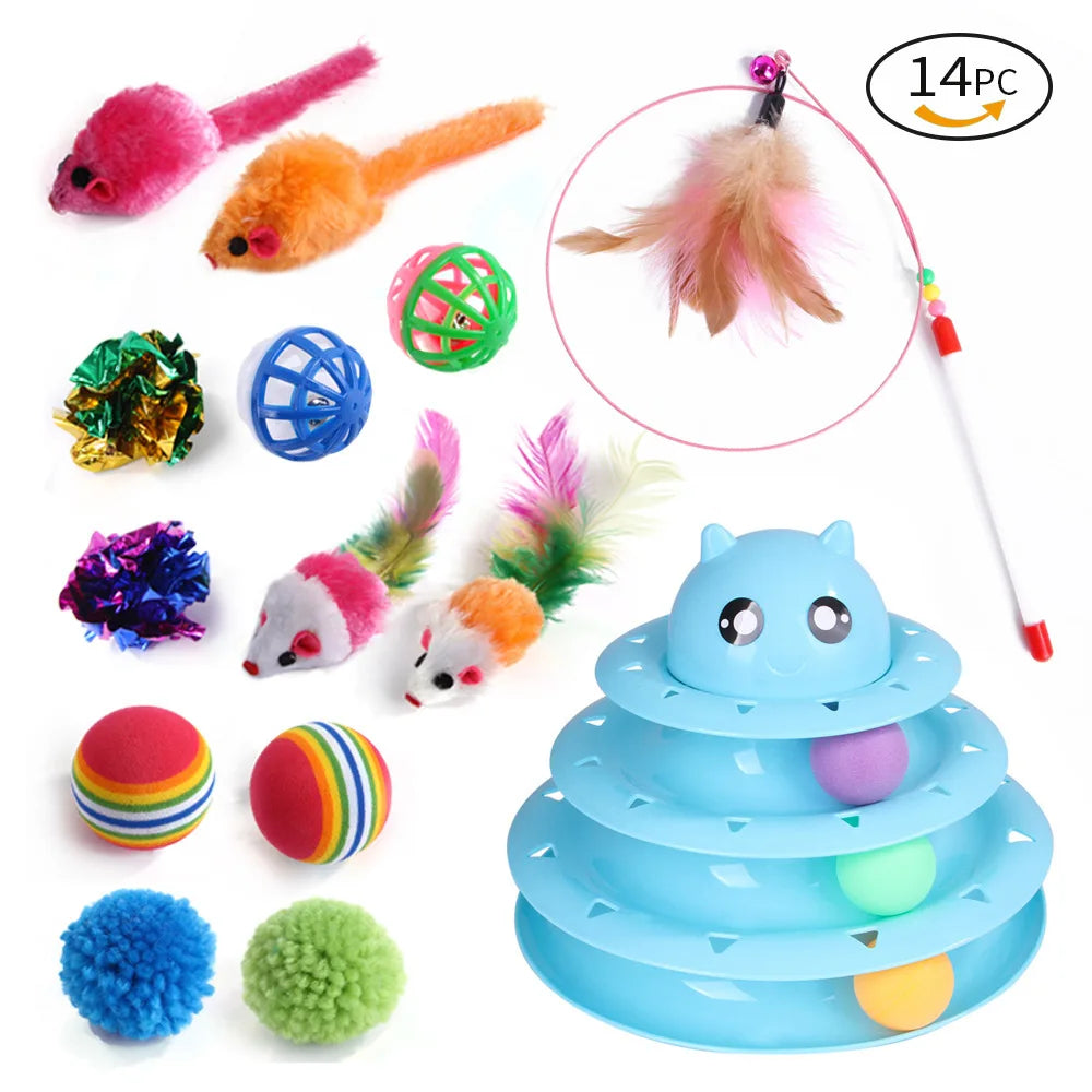 DualPet Cat Toy Set – A Variety of Fun for Your Feline