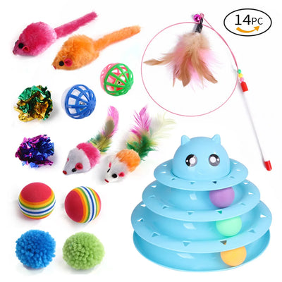 DualPet Cat Toy Set – A Variety of Fun for Your Feline