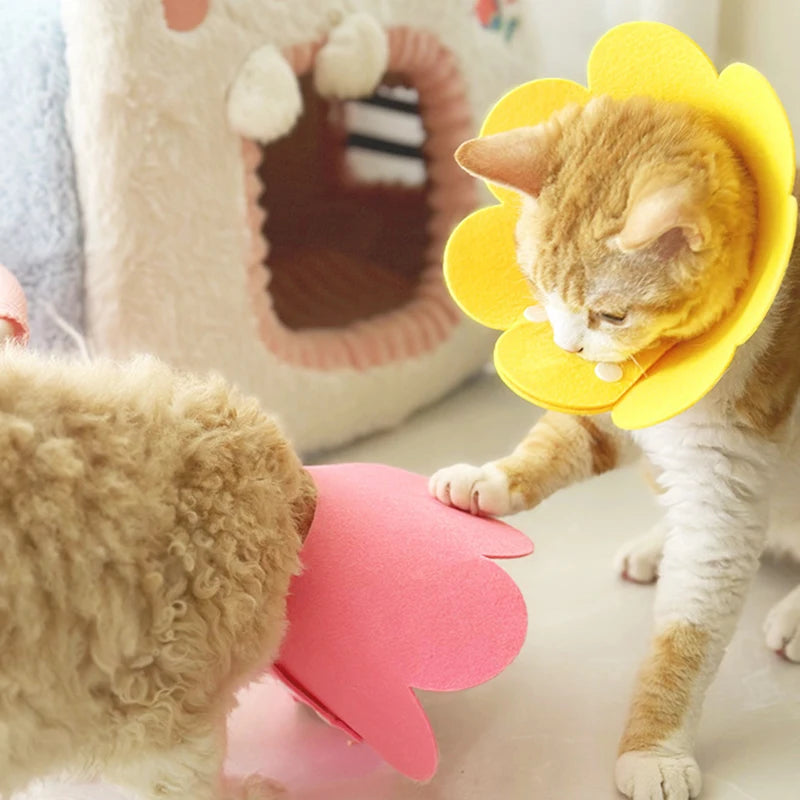 Pet Protective Collar Dog Neck Cone Recovery Cone Collar for Anti-Bite Lick Surgery Wound Healing Cat Dogs Health Medical Circle