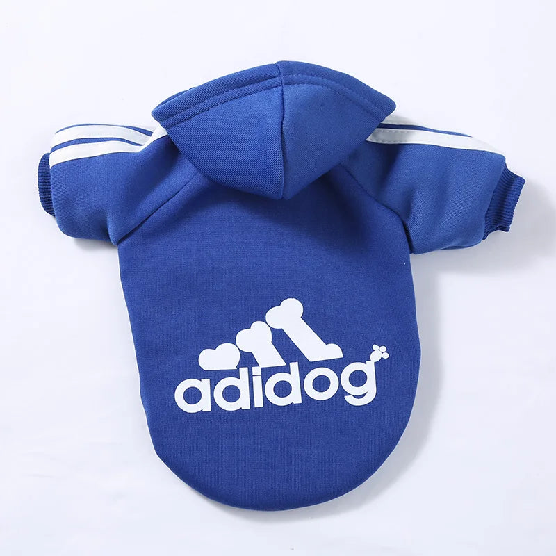 Adidog Hooded Sweatshirt – Warm & Stylish Pet Clothes for Small, Medium, and Large Dogs