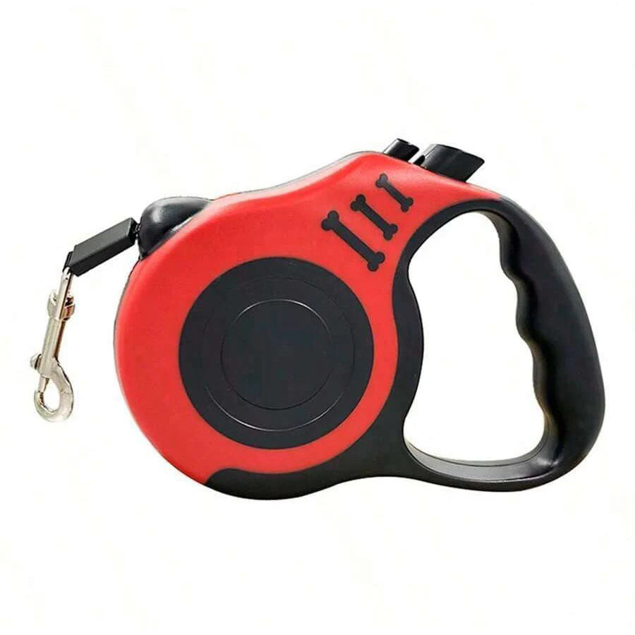 Pet Traction Device, Pet Dog Automatic Retractable Traction Rope, Bone Printed Dog Walking Rope, Dog Chain, Dog Rope