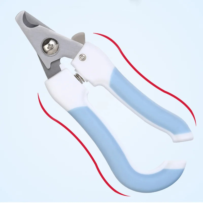 Dog Nail Clipper Scissors Kitten Nail Toe Claw Clippers Trimmer Labor-Saving Grooming Tools for Animals General Pet Supplies