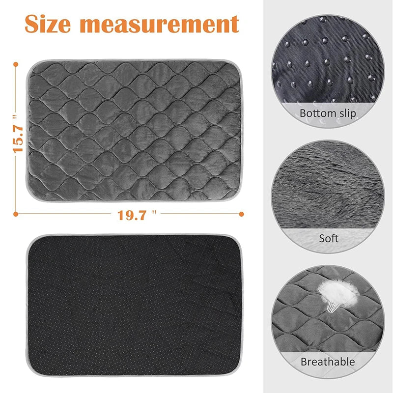 Winter Pet Bed & Mat Covers Pad 40x50CM Thickened Warm Cat And Dog Nest Sleeping Heat-Cushion Anti-Slip Thermal Pet-Mat Soft