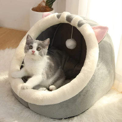 Washable pet lounger cushions, cat mat beds, warm and soft baskets, cozy warm cat kennels, house tents, small pet dogs, winter