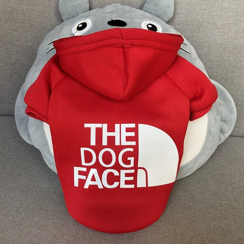 THE DOG FACE Pet Dog Hoodies for Autumn and Winter - Stylish & Comfortable Dog Apparel