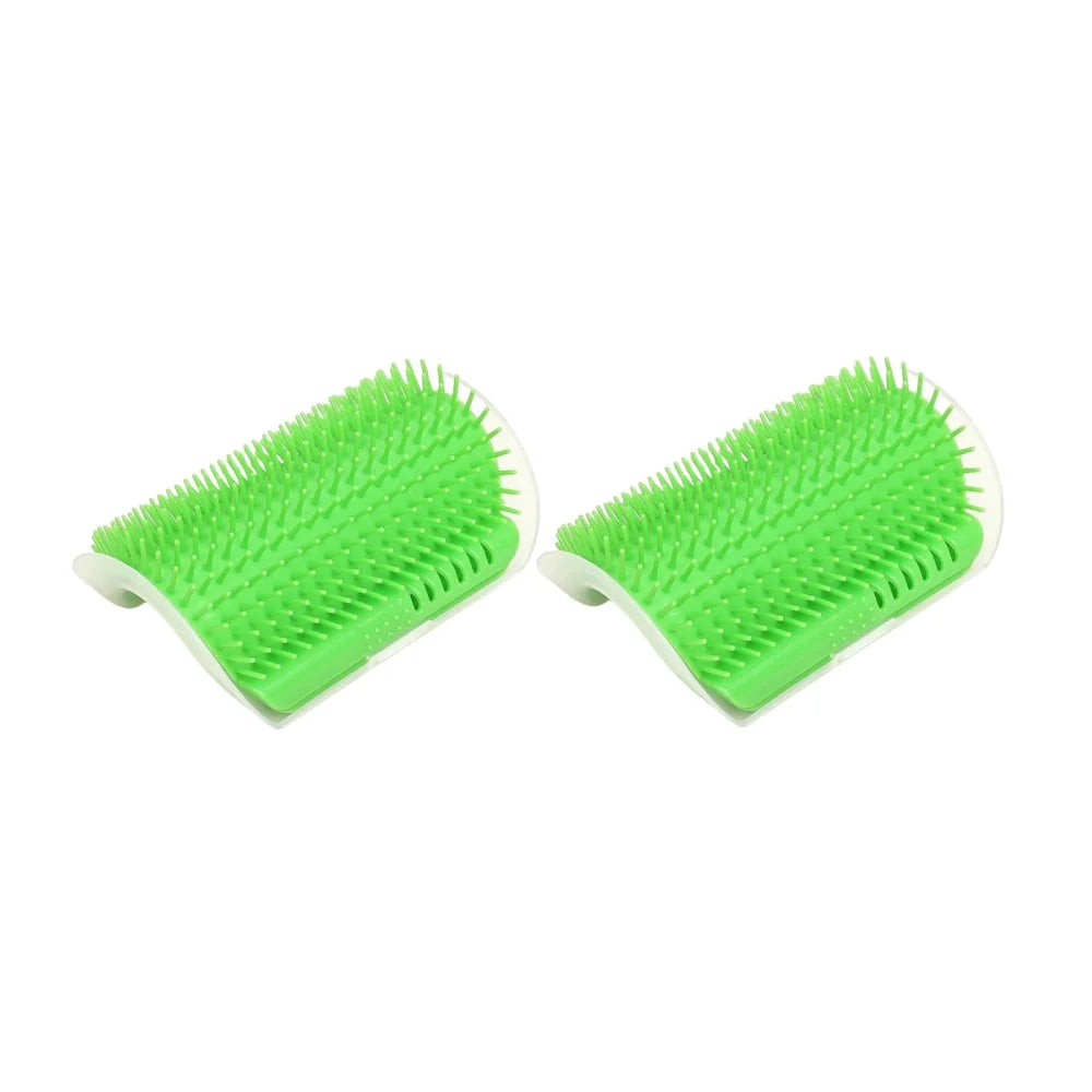 2/1PCS Cat Brush Comb Cat Toy with Catnip Cat Wall Brush Corner Cat Scratcher Massage Self Groomer Comb Pet Brush Corner