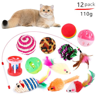 DualPet Cat Toy Set – A Variety of Fun for Your Feline