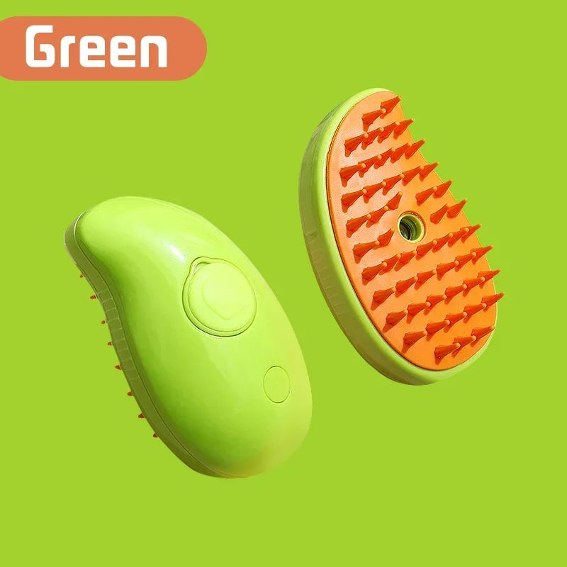 Pet Spray Massage Comb – 3-in-1 Grooming Tool for Cats and Dogs, USB Rechargeable