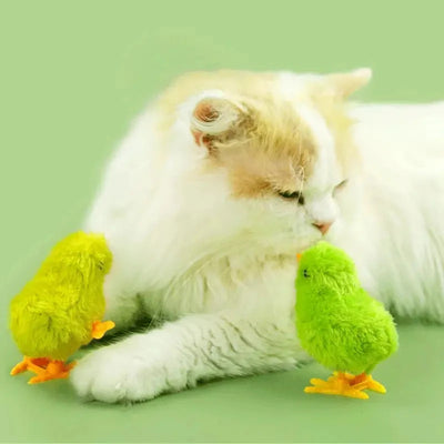 Wind Up jumping Interactive Gifts chicken Funny Pet Teaser Kittens Toys Pet Dog supplies Cats Toys Games Accessories Cat Toy