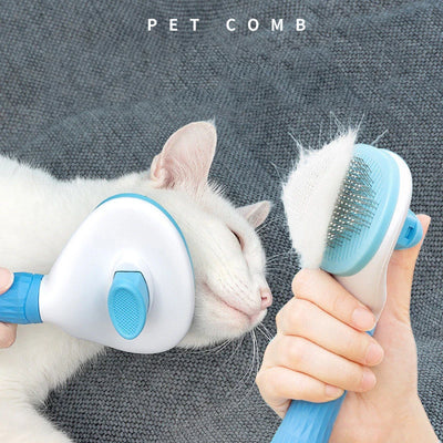 Pet Dog Hair Brush Cat Comb Grooming And Care Cat Brush Stainless Steel Comb For Long Hair Dogs Cleaning Pets Dogs Accessories