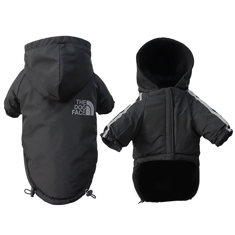 THE DOG FACE - Waterproof Reflective Winter Jacket for Small & Medium Dogs