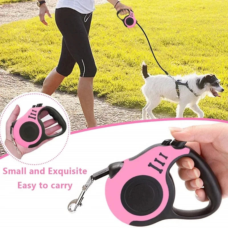 Automatic Retractable Leash, Cats And Dogs And Other Pets Go Out To Play With The Leash, The Upgrade Is More Portable