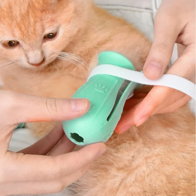 Cat Claw Protector Bath Anti-Scratch Cat Shoes For Cat Adjustable Pet Bath Wash Boots Cat Paw Nail Cover Pet Grooming Supplies