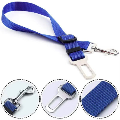 Dog Car Seat Belt Safety Protector Travel Pets Accessories Dog Leash Collar Breakaway Solid Car Harness Pet Car Seat Belts