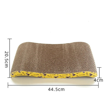 Cat Toys Pet Cat Scratching Board Corrugated Cardboard Pad Grinding Nails Interactive Protecting Furniture Cats Scratcher Toy