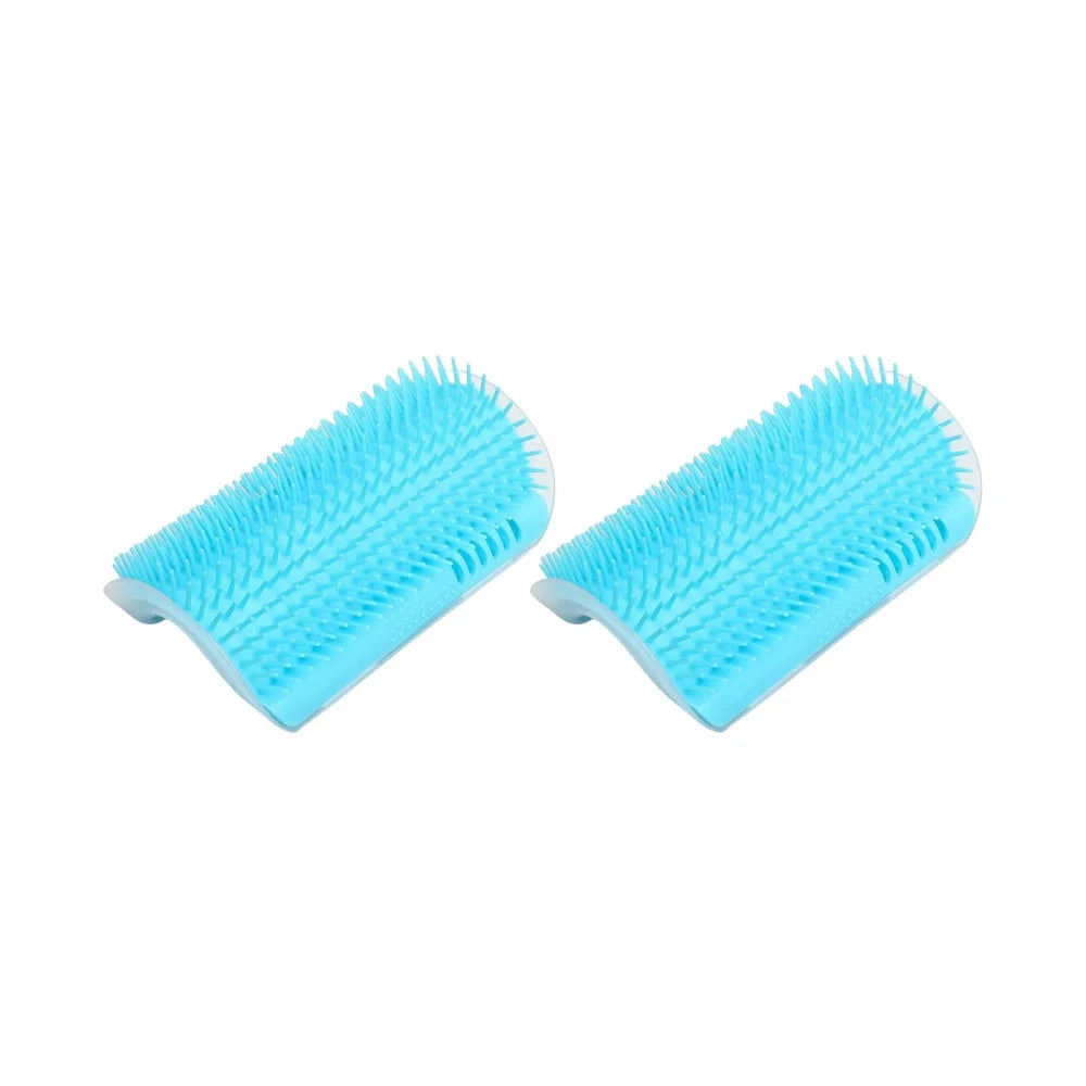 2/1PCS Cat Brush Comb Cat Toy with Catnip Cat Wall Brush Corner Cat Scratcher Massage Self Groomer Comb Pet Brush Corner