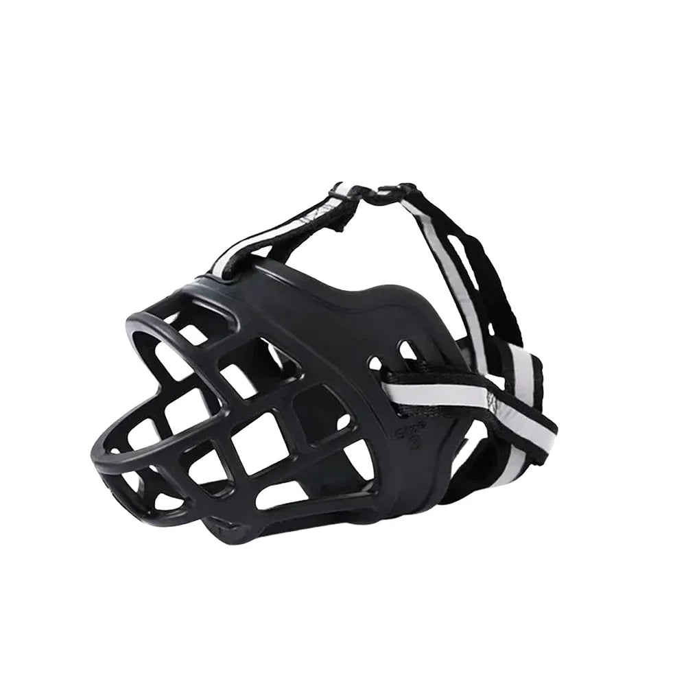 1PC Dog Comfy Breathable Basket  Muzzle Guard Against Biting And Barking Medium And Large Dog Mask Anti-barking Muzzle For Pets