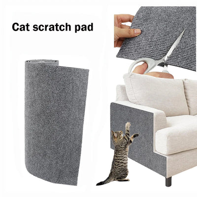 Cat Scratch Mat Trimmable Self-Adhesive Carpet Mat Pad Anti  Cat Pet Scratcher Furniture Couch Corner Indoor Sofa Wall Protector