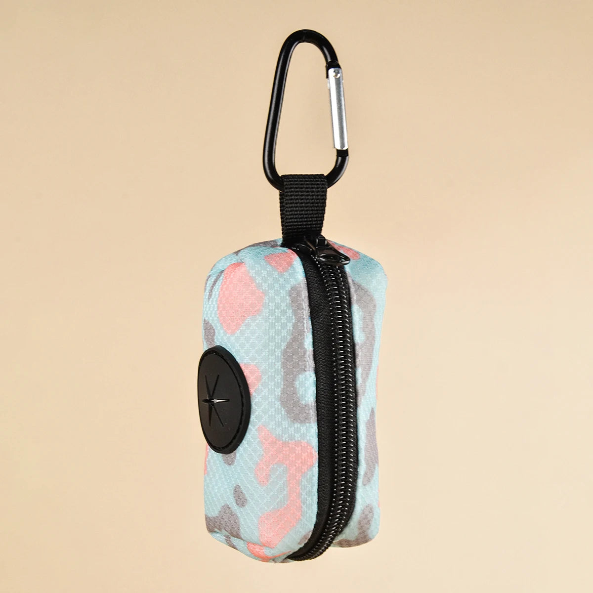 Abstract Designer Print Cute Design Pet Poop Bag Holder Dispenser Without Poop Bag And Leashes Can Attached With Any Dog Leashes