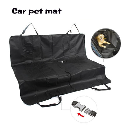 Dog Car Seat Cover Waterproof Pet Carrier Backseat Cushion Mat for Dogs Folding Cat Hammock Trunk Rear Back Seat