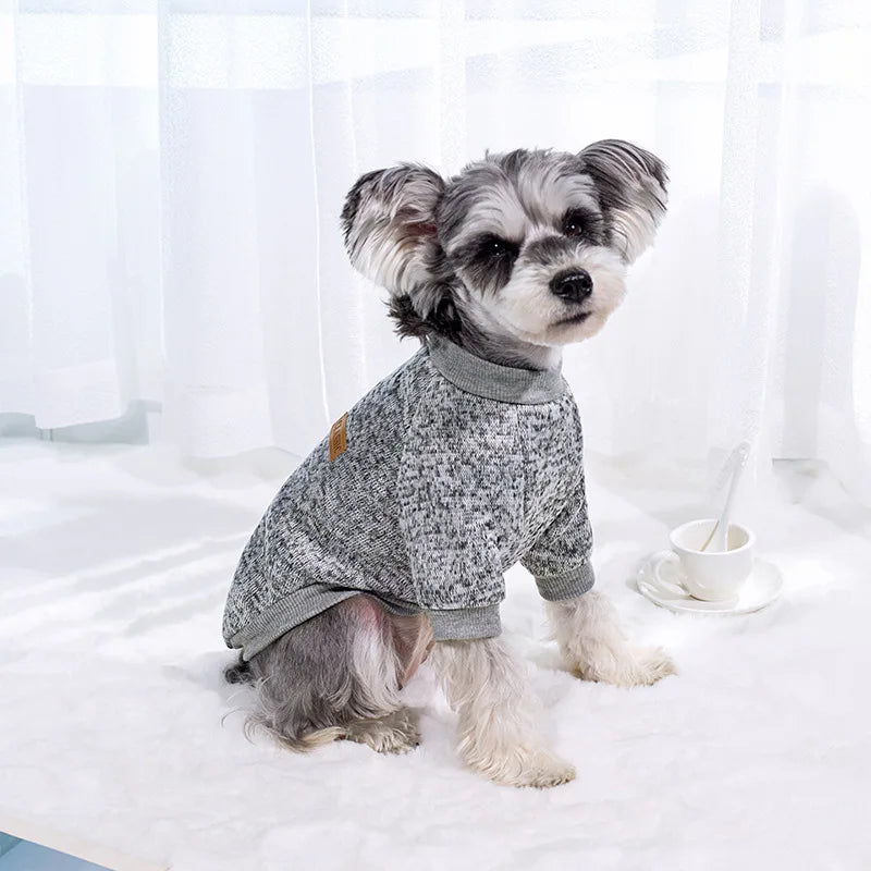 Dog Autumn/Winter Sweatshirt Colorful Thickened Soft And Warm Pet Pullover Clothes Classic Fashion Jacket For Cats And Dogs