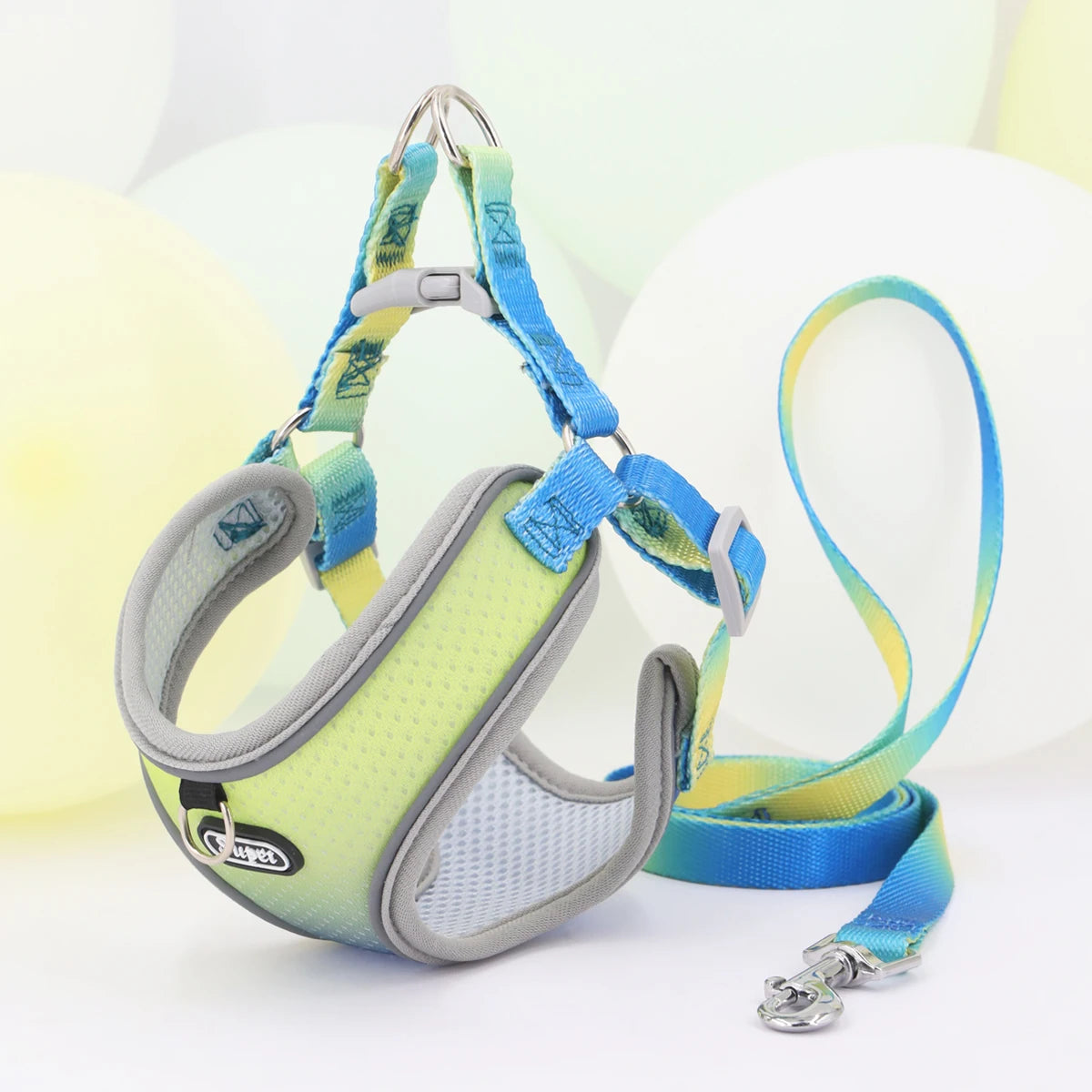 Supet Pet Step-in Dog Harness, Adjustable Reflective Soft Dog Harness, Breathable Dog Vest Harness for Cats Puppy