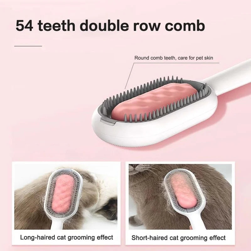 4 In 1 Pet Grooming Brush Cleaning Massage Remover Comb For Cat Dog General Supplies with Water Tank Pets Products Accessories