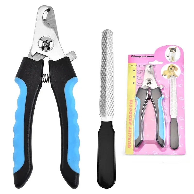 Professional Pet Cat Dog Nail Clipper Cutter with Sickle Stainless Steel Grooming Scissors Clippers for Pet Claws Dog Supplies