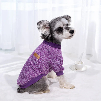 Dog Autumn/Winter Sweatshirt Colorful Thickened Soft And Warm Pet Pullover Clothes Classic Fashion Jacket For Cats And Dogs