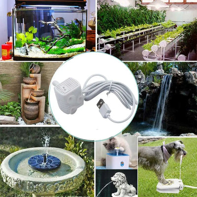 Water Pump Pet Cat Water Fountain Anti-dry Burning Motor Replacement for Cat Flowers Drinking Bowl Water Dispenser Pet Products