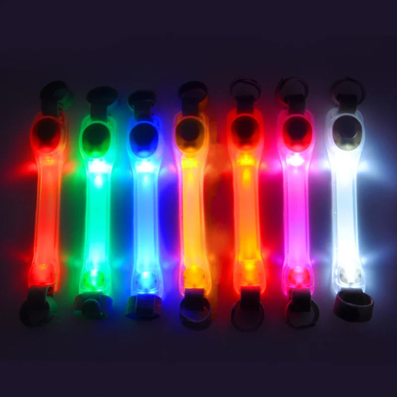 Dog Glowing Collar & Leash Anti Lost Safety Outdoor Waterproof Warning LED Flashing Light Strip Pet Harness Dog Accessories