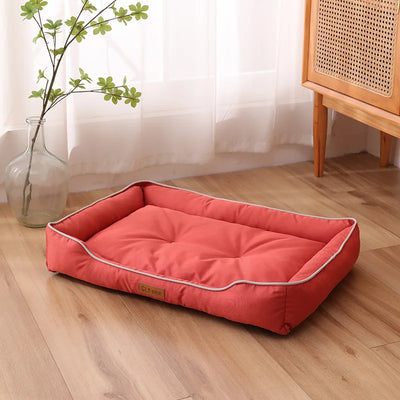 Waterproof Dog Bed 600D Oxford Cloth Pet Dogs Mat Beds Soft Thickened PP Cotton Filling Bite-resistant Pets Dog Accessories