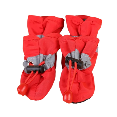 4pcs/set Waterproof Pet Dog Shoes Chihuahua Anti-slip Rain Boots Footwear For Small Cats Dogs Puppy Dog Pet Booties