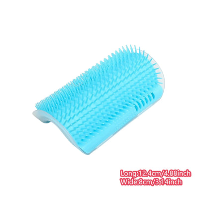 2/1PCS Cat Brush Comb Cat Toy with Catnip Cat Wall Brush Corner Cat Scratcher Massage Self Groomer Comb Pet Brush Corner