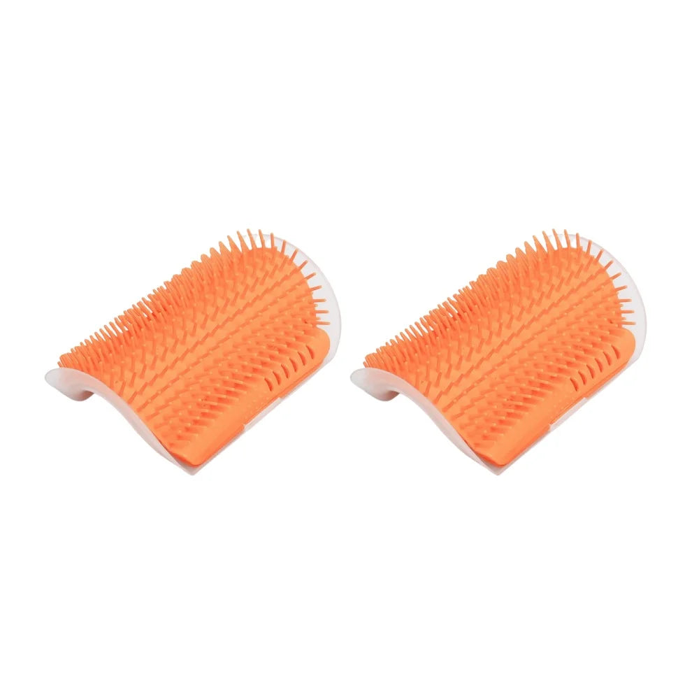 2/1PCS Cat Brush Comb Cat Toy with Catnip Cat Wall Brush Corner Cat Scratcher Massage Self Groomer Comb Pet Brush Corner