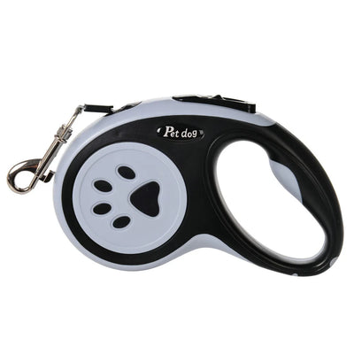 Automatic Retractable Pet Leash, Bone Paw Print Telescopic Dog Leash, Dog Leash, Dog Leash