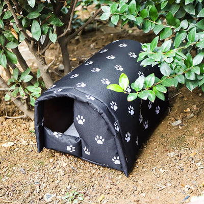 Pet Cat House Bed Outdoor Waterproof Removable Thickened Warm Stray Cat Sleeping Mats Cats Dogs Nest Tent Cabin Pet Supplies