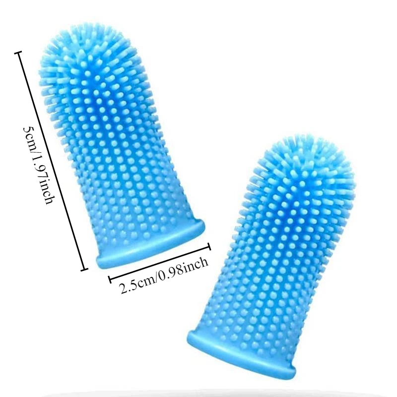 Spazzolino da denti per cani Super Soft Pet Dito Pulizia dei denti Cura dell'alito Spazzolino da denti in silicone non tossico Spazzolino da denti per cani e gatti Prodotti per animali domestici 