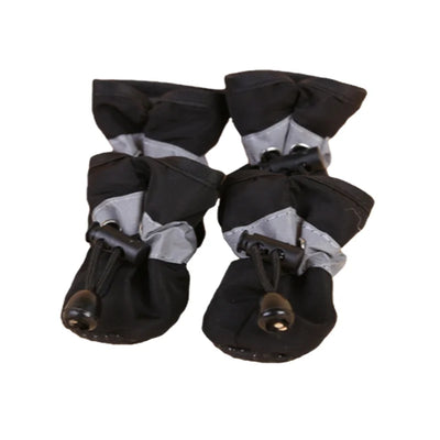 4pcs/set Waterproof Pet Dog Shoes Chihuahua Anti-slip Rain Boots Footwear For Small Cats Dogs Puppy Dog Pet Booties